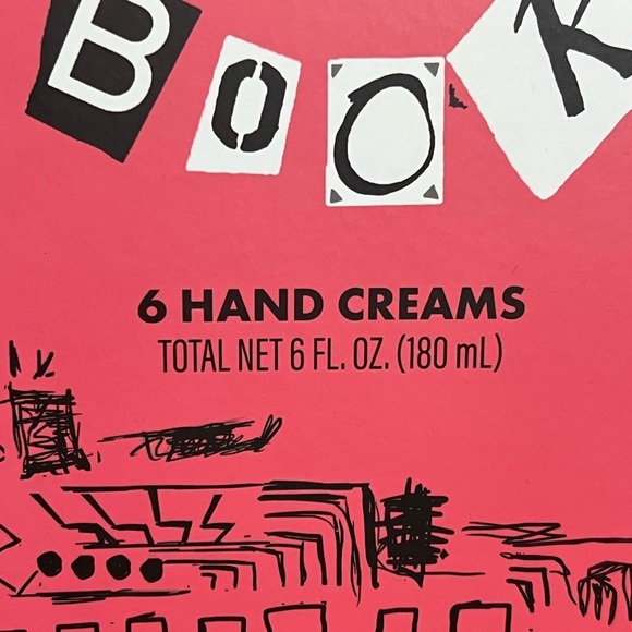 NWT-Mean Girls BURN BOOK set of 6 (1 oz each) hand creams in decorative box - Picture 3 of 11